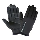 Зимние женские и мужские перчатки, нейлоновые термоперчатки, велосипедные перчатки, водонепроницаемые ветрозащитные мотоциклетные перчатки, Фотоэлементы с полными пальцами
