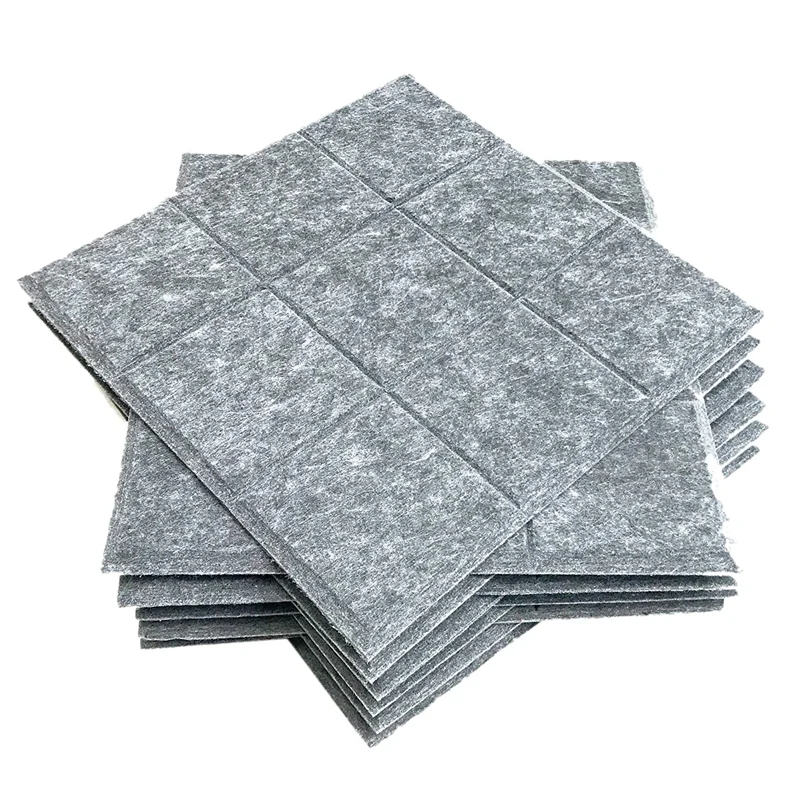 

12 шт. впитывающая панель 12x12x0,4 дюймов Акустическая Звукоизоляционная панель со скошенными краями плитка для акустической обработки