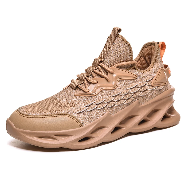 QZHSMY/Мужская обувь из летящей ткани Мужская для бега на открытом воздухе