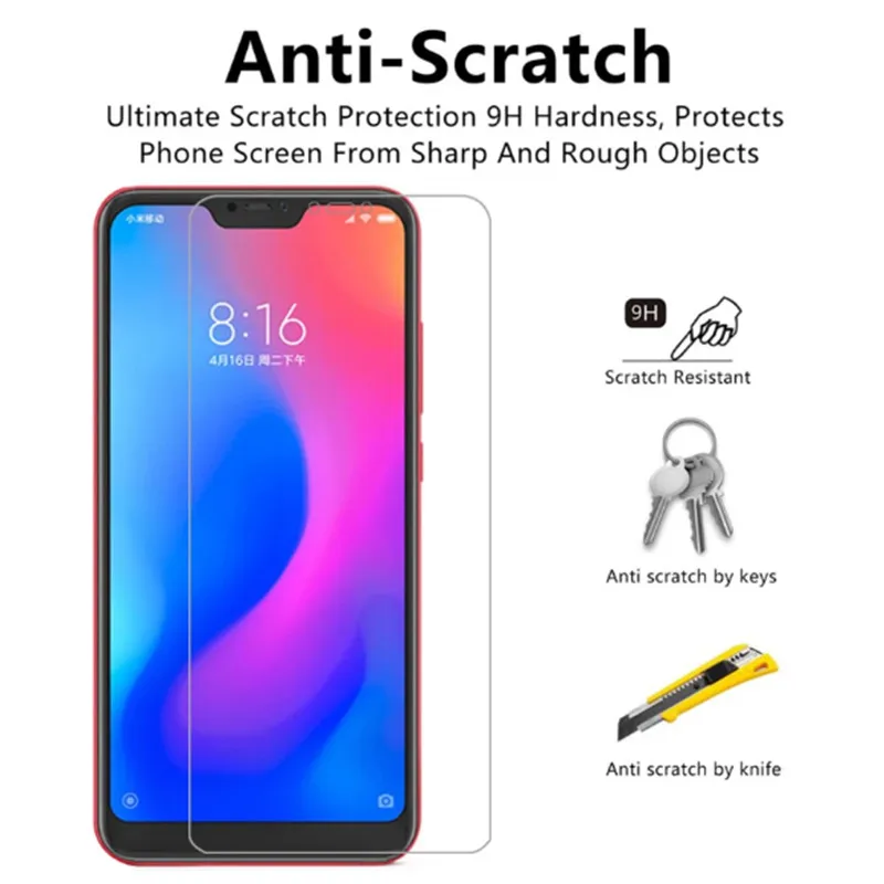 Закаленное стекло 9H для xio mi redmi 6 Pro 6a Ksio Red Mi Redme 6A Защитная пленка смартфонов Redmi