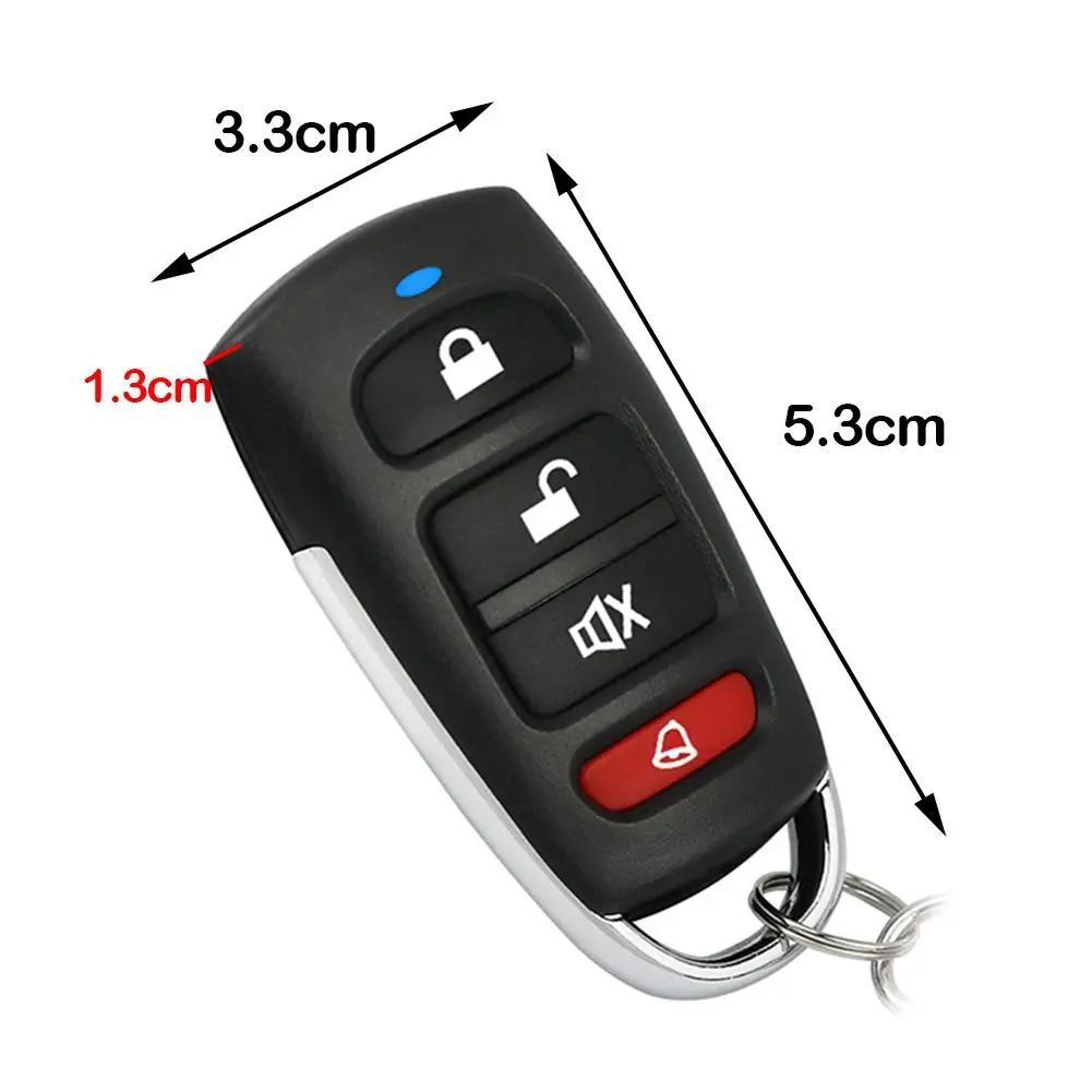 

10W Car Remote Controller Garage Door Rolling Code Four Key Fixed Code Metals Durable Car Truck Wireless Copy Remote Controller