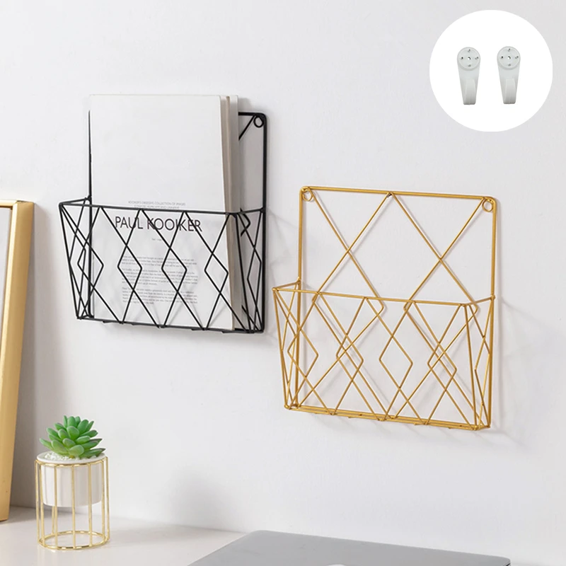 Современная настенная полка для хранения журналов газет 1 шт.|Подставки и