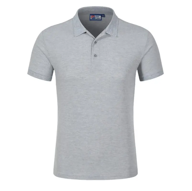 

2021 Summer New Cotton Men Polo Shirts Casual Short Sleeve Mens Shirts