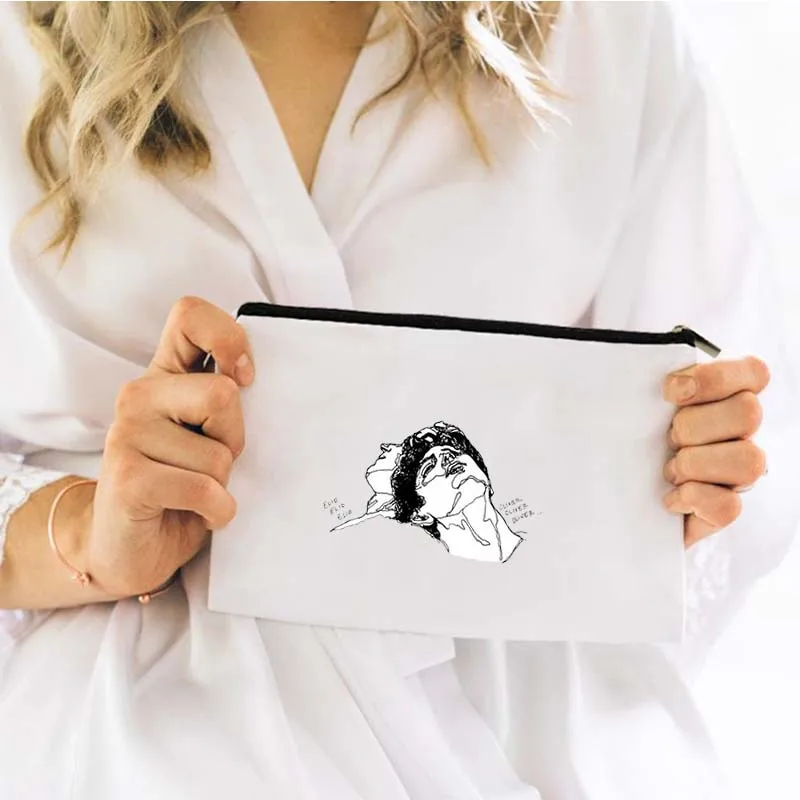 

Call Me By Your Name Cosmetic Bag for Makeup Organizer Mini Women Free Shipping Bags Travel Pouch Handbags Storage Make Up Woman