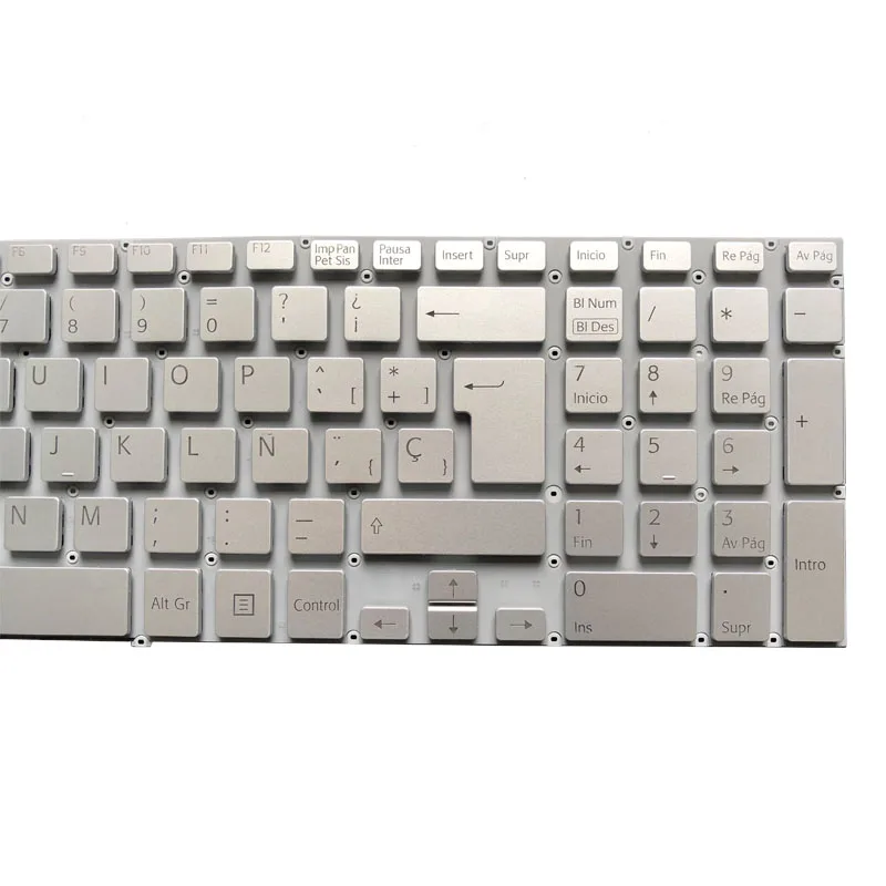 Раскладка испанской клавиатуры для ноутбука Sony Vaio SVF152C29M Svf152a29v SVF1521B1EW SVF15