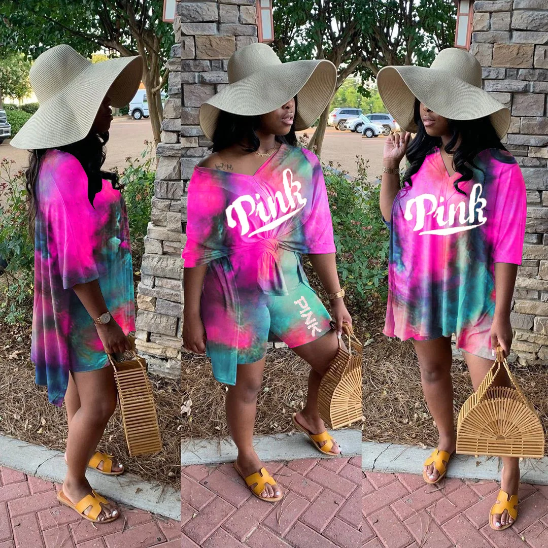 

Letter Pink 2021 Hot Sale New Design style Women Casual Clothing Sweatwear Sweet Sexy Fashion Soft Good Fabric cool soft P1081