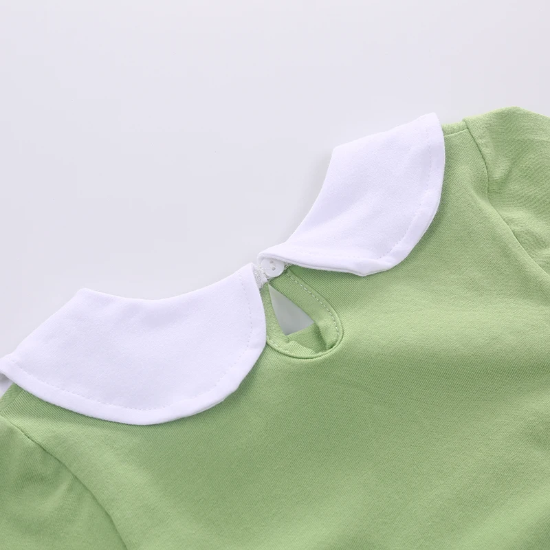 0-7yrs Детские футболки для девочек хлопковая детская одежда длинные рукава