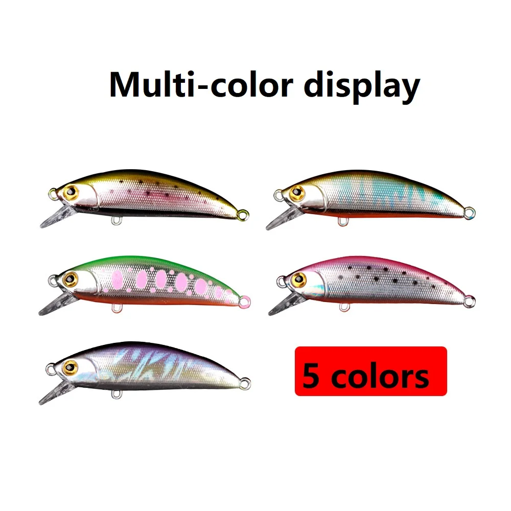 1 шт. Тонущая приманка в виде гольяна 50 мм искусственные мини-приманки кренкбейт