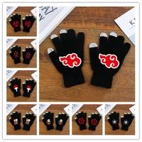 anime knitted huoying ninja touch screen finger gloves cosplay anime accessories