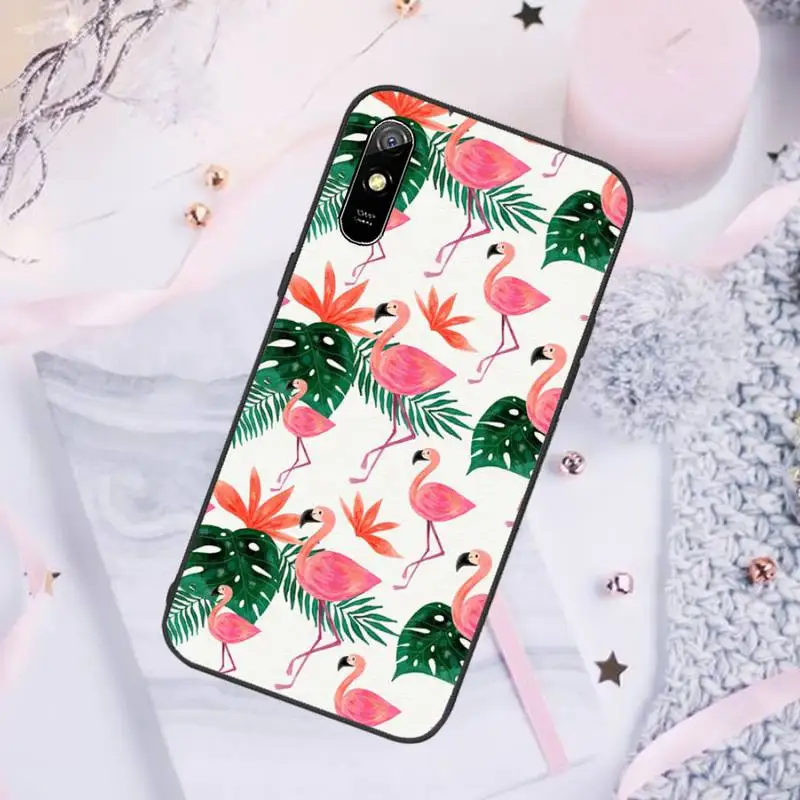 

Flamingo bird color pink animal Phone Case For Xiaomi Mi Redmi Note 8T 9T 9S 9A 10 7 8 9 Lite pro