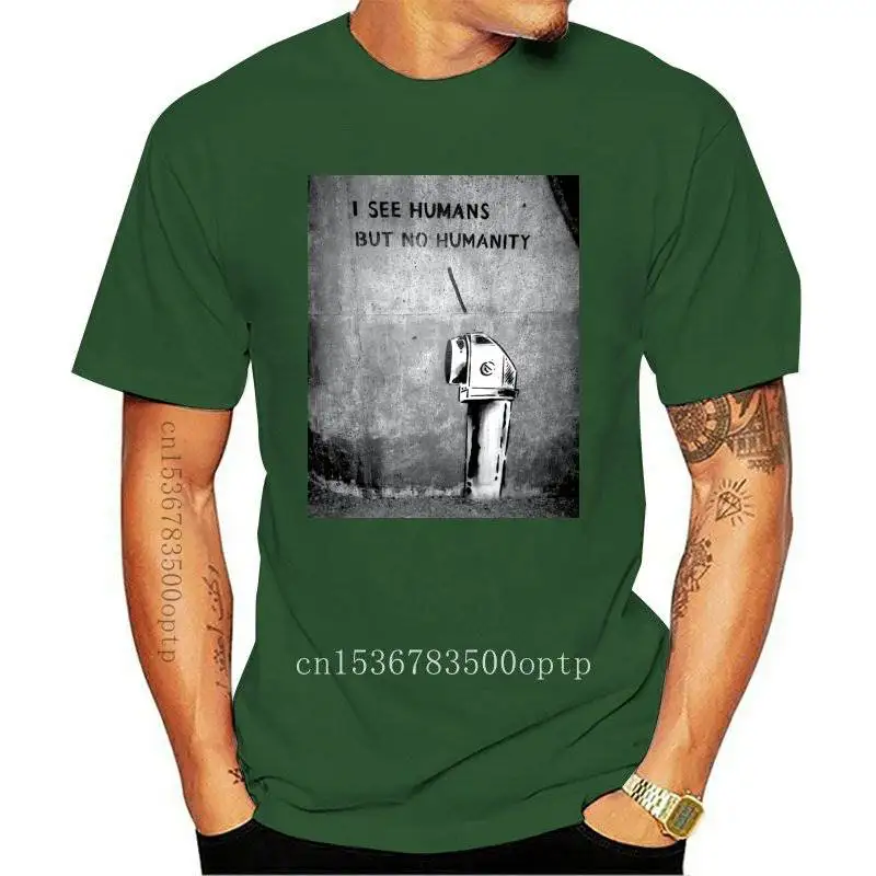 

Banksy I See Humans But No Humanity T-shirt Vest Tank Top Men Women Unisex 1601
