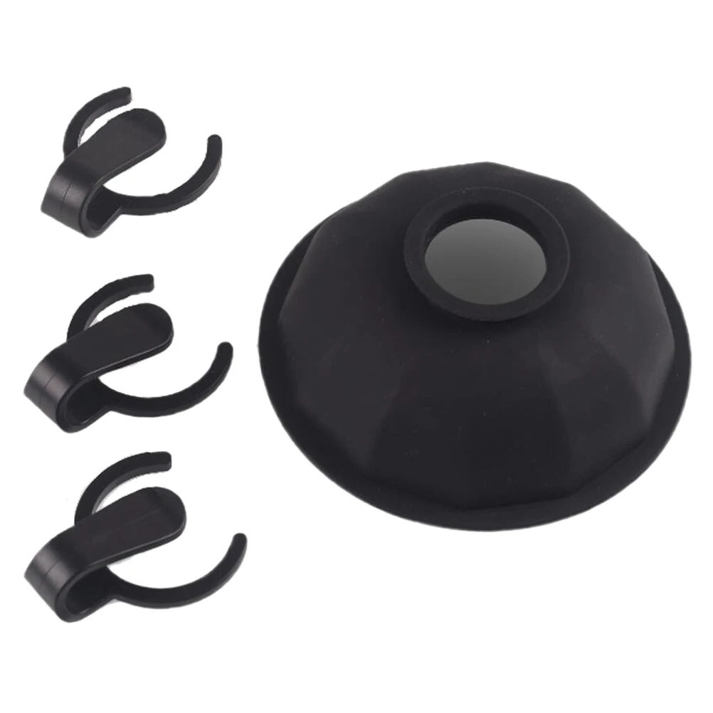 

11*11cm Universal Silicone Lens Hood for Camera Reflection-free Collapsible Mobile Phone Lens Hood Attachment with 3 Clips