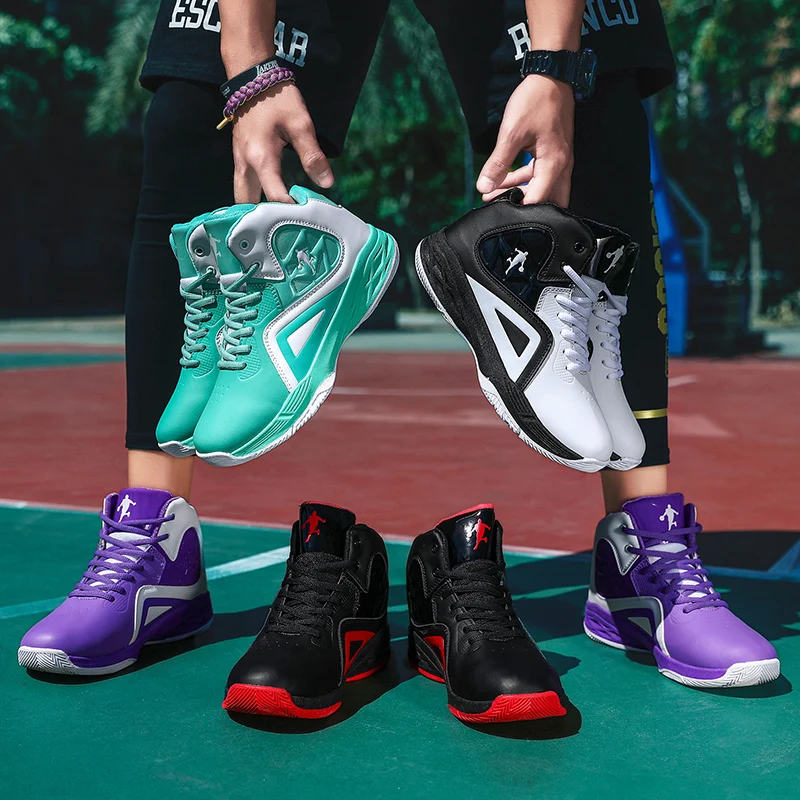 Баскетбольная обувь Streetball мужские кроссовки на шнуровке уличная спортивная