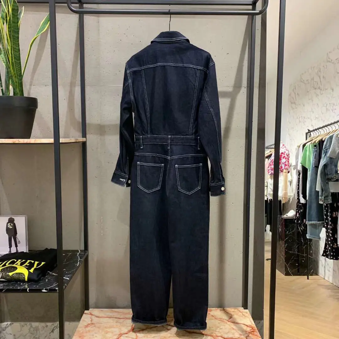

Women Jeans Pants 2020 Early Autumn New Denim Jumpsuit Trousers Women