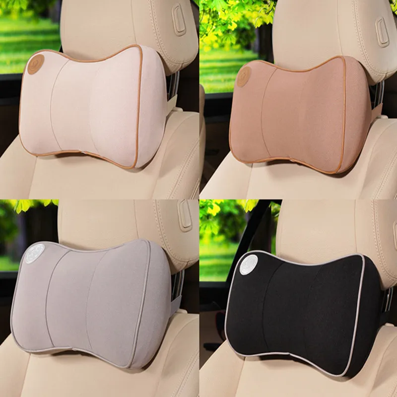 Подушка для массажа шеи автомобиля 3D пены памяти безопасности сиденья Поддержка