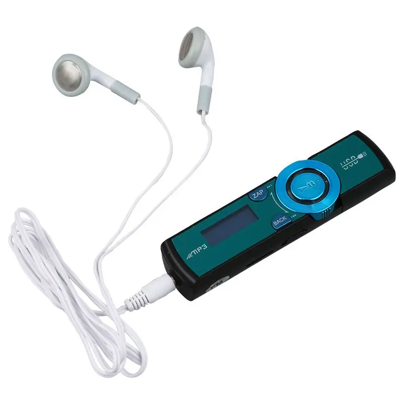 Lcd USB MP3-плеер FM радио плеер Поддержка 16 Гб Micro SD/TF карта с наушниками | Электроника