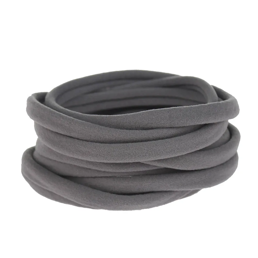 Повязка на голову детская эластичная нейлоновая шириной 1 см 10 шт./лот | Детская