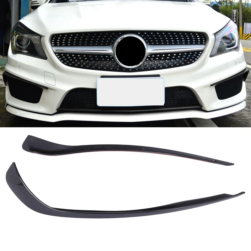 

Front Bumper Splitter Spoiler Trim for Mercedes W117 C117 CLA Cl CLA45 CLA200 CLA220 CLA250 CLA260 AMG 2013-2015