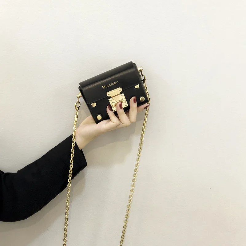 

Summer Mini Bag Women's Bag 2020 New Versatile Fashion Crossbody Bag Internet Celebrity Ins Chain Bag Lipstick Pack