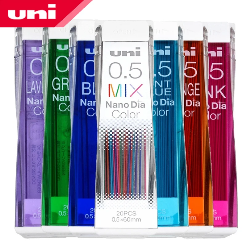 8 шт. автоматическая заправка карандашей UNI Color 202NDC 0 5 мм высокая твердость нано