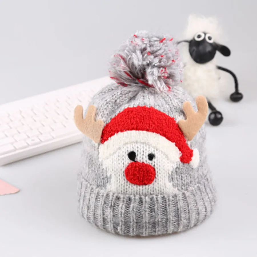 Новое поступление 2019 детские рождественские шапки шапка s Санта Клаус