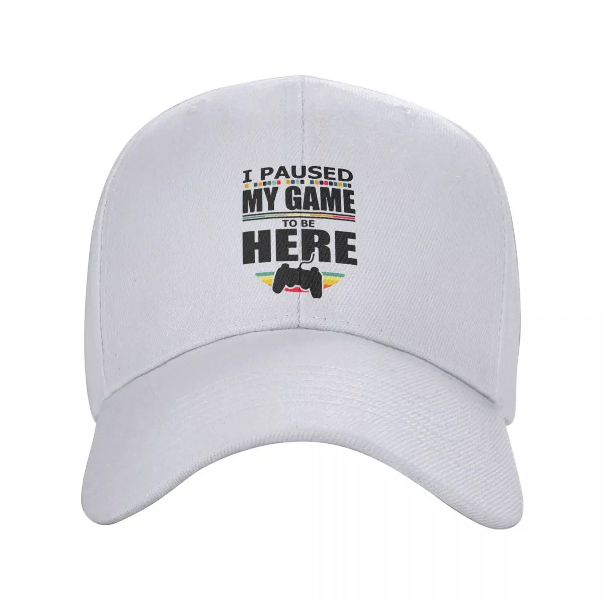 

I Paused My Game To Be Here Baseball Caps Adult Outdoor Sun Hats Video Game Hats Adjustable Snapback Caps Sun Caps Summer Hat