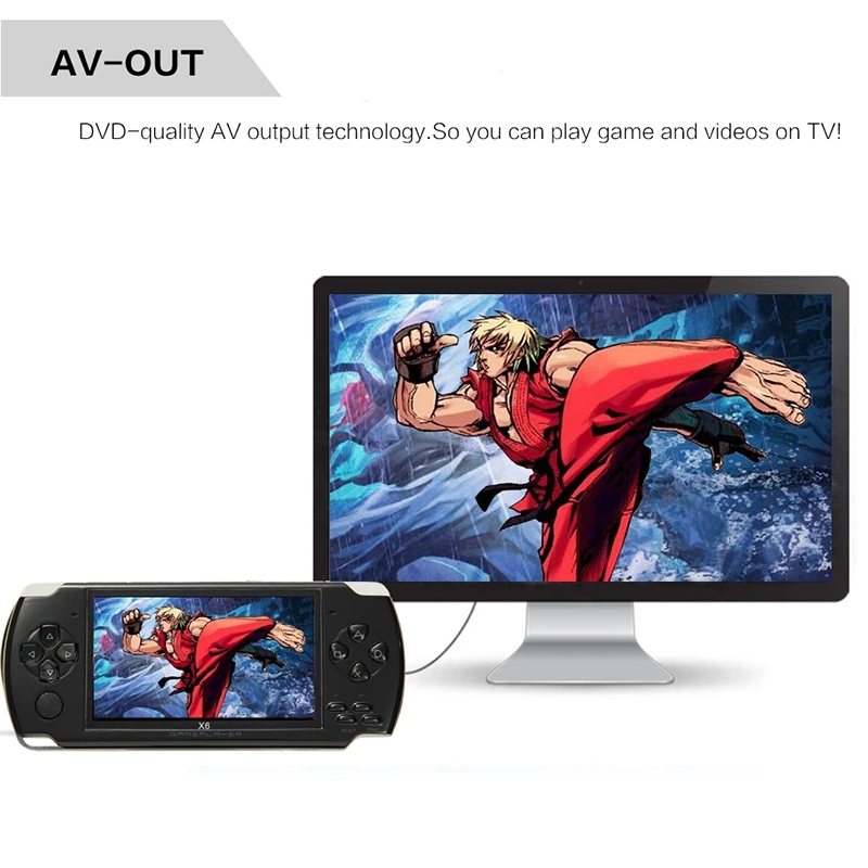 Coolbaby X6 Детские портативные игровые плееры 8G 4,3 дюймов Mp4 видео игровая консоль ТВ-выход игровой плеер Поддержка камеры видео электронная книга