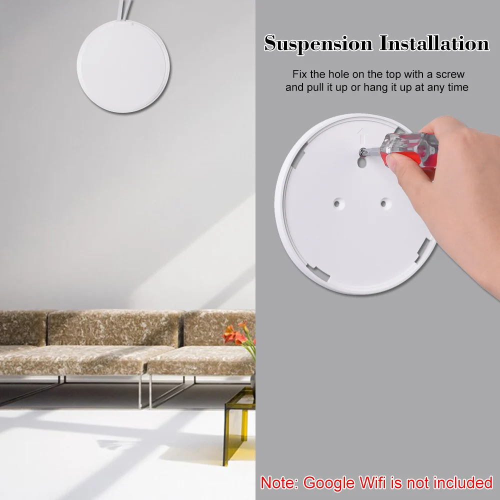 Настенный кронштейн для крепления на Google Wifi белый|Аксессуары CCTV| |