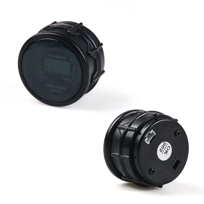 

2" 52mm Car Air Fuel Ratio Gauge Digital Air Fuel Ratio Meter Monitor Narrowband Smoken Lens 12V Car Gauge