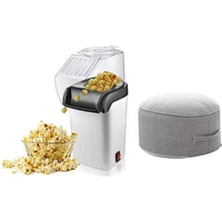 1 set air popcorn popper maker machine eu plug 1 pcs round high strength sponge seat mat chair cushions