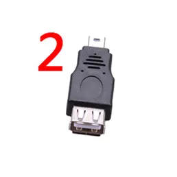 2 Несколько стилей USB OTG Mini USB Micro 5pin адаптер переходник USB мужчин и женщин Micro USB адаптер гаджеты - Цвет: 2