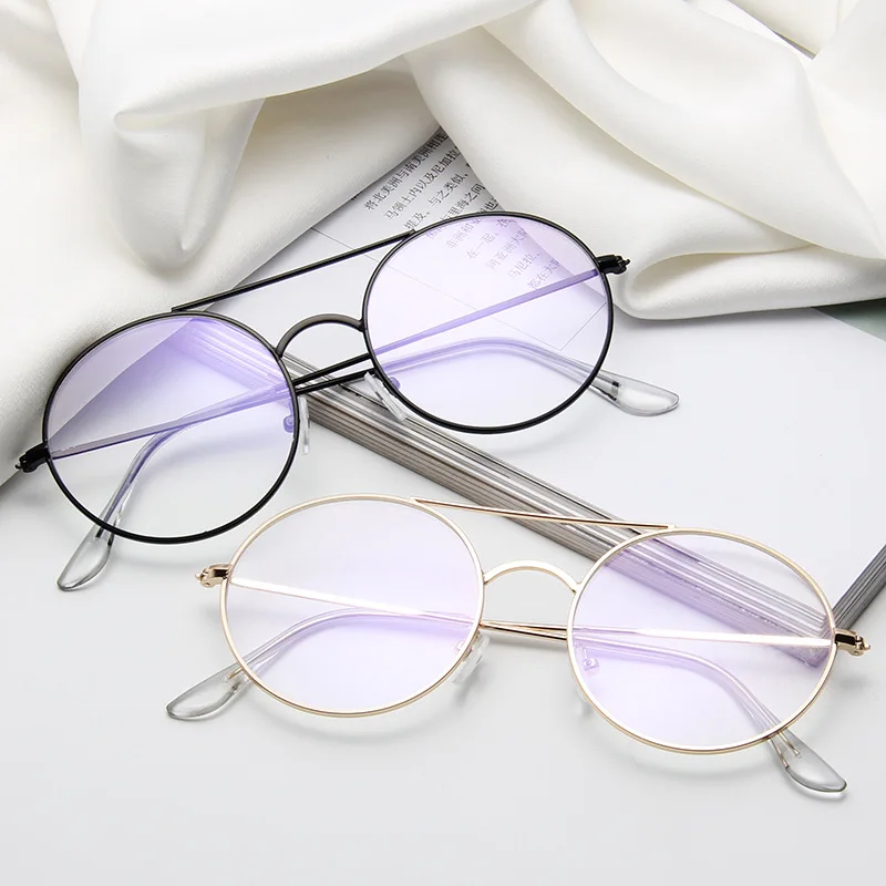 LS JOH классические винтажные очки с круглыми линзами плоские оптические