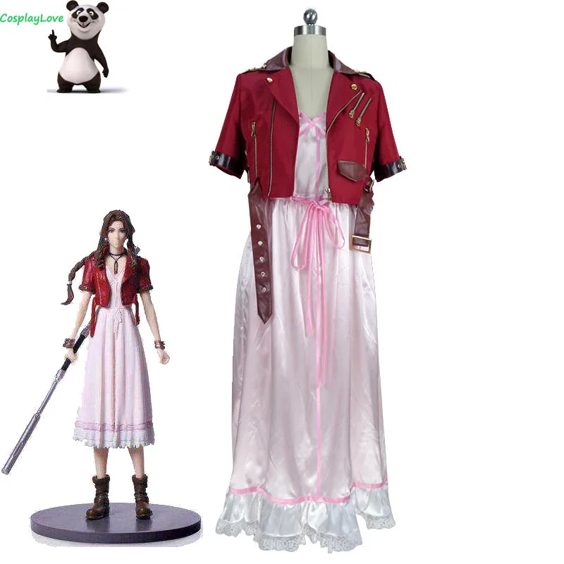 

CosplayLove Final Fantasy VII Remake FF7 Aerith Gainsborough Cosplay Costume Custom Made For Halloween Christmas