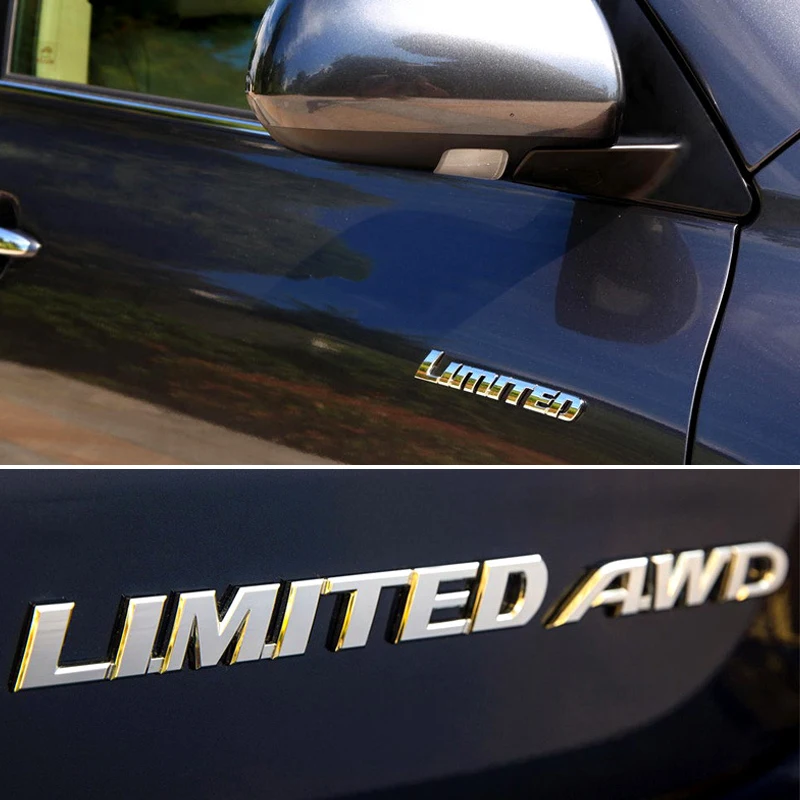 1 шт. 3D металлический лиминесцентный автомобильный боковое крыло задний багажник