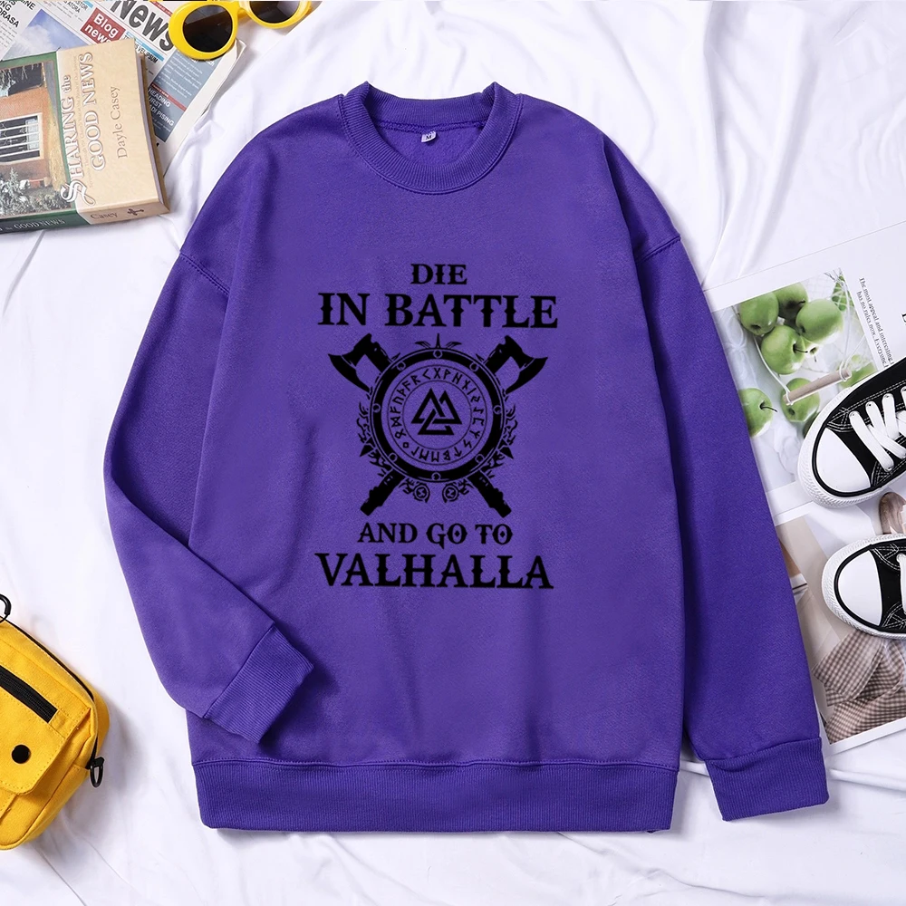 Один Viking худи сыну Одина умереть в бою и перейдите Valhalla толстовки с капюшоном