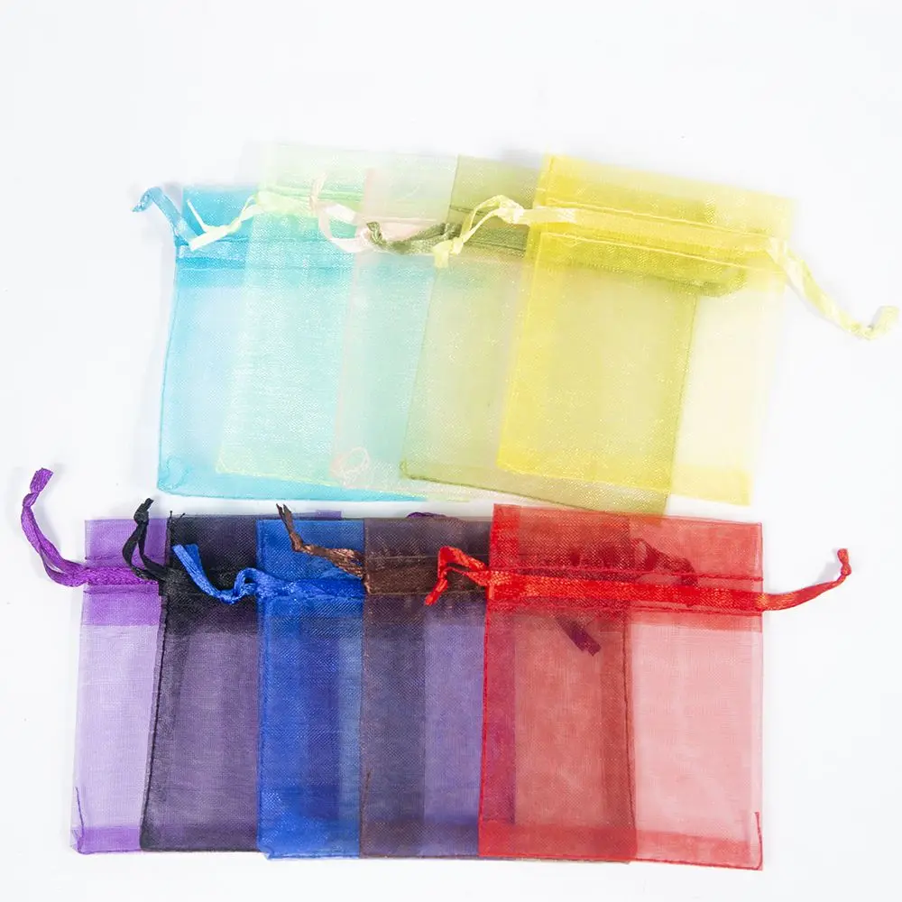 Маленькая сетчатая Подарочная сумка для конфет прозрачный мешочек