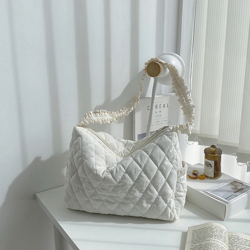 

S.IKRR Winter Korean Bags For Women 2020 Diamond Lattice Shoulder Large Handbags Luxury Designer Ladies Bag Big Tote Shopper Bag