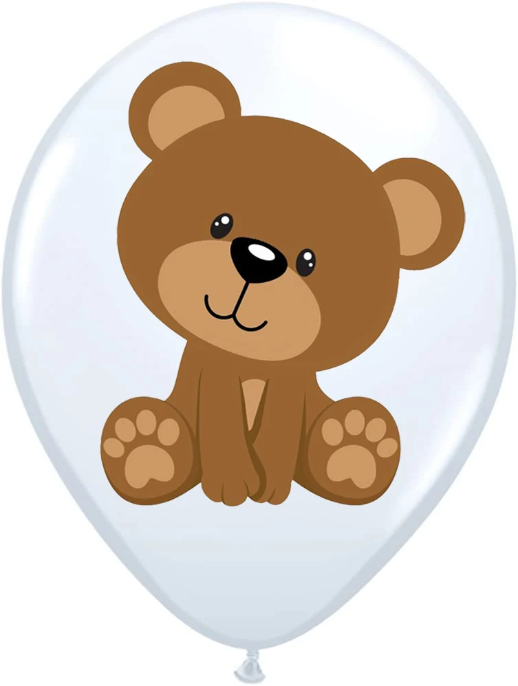 10 шт./лот Ted милые воздушные шары для домашних животных 12 дюймов коричневый