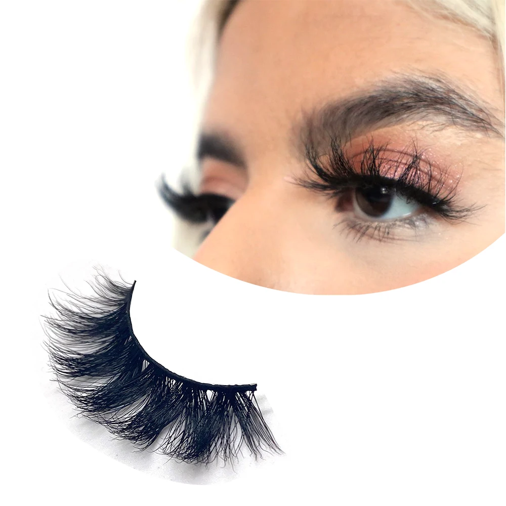 

16mm Lashes 3D Real Mink EyeLashes Natural Fluffy Fast Delivery False Eyelash Extension Fake Sexysheep Lashes A04