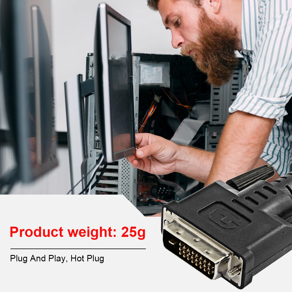 

Замена манекена DVI EDID 1080P, виртуальный экран, для Безголового компьютера, компьютера, 47x33x20 мм