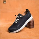 Легкие мужские туфли xiaomi из воловьей кожи первого слоя без шнуровки, мужская деловая обувь высокого качества youpin
