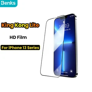 benks king kong lite hd screen protector film for iphone 13 mini pro max 9d anti scratch dust proof drop proof mobile phone film free global shipping