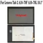 Оригинальный сенсорный ЖК-экран для Lenovo Tab 2 A10-70, A10-70F, A10-70L, 10,1 дюйма