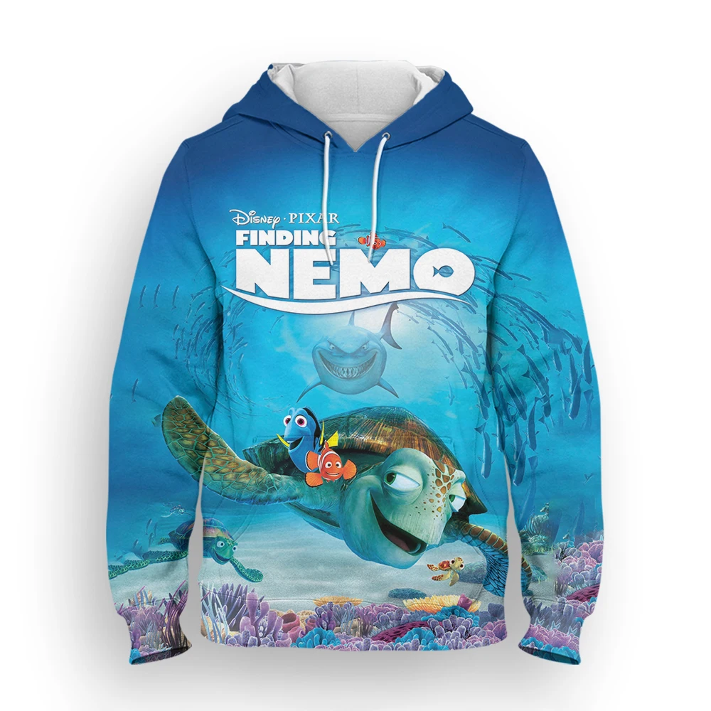 

Finding Nemo Cartoon Anime Sweatshirt For Boy Girl Kids Disney 3D Print Men Hoodies Spring Streetwear Women Tracksuit