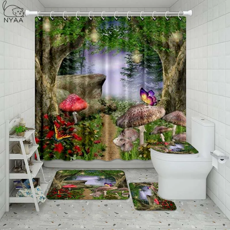 Набор штор для душа Vixm водонепроницаемый набор ванной|Наборы аксессуаров ванной|