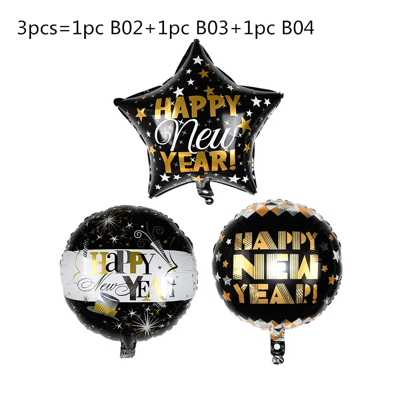 b05 32inch Number Foil Balloon Gold/silver Digit Helium Baloons Happy New Year Christmas Party Decor Globos DIY Home Ornaments - Цвет: b05