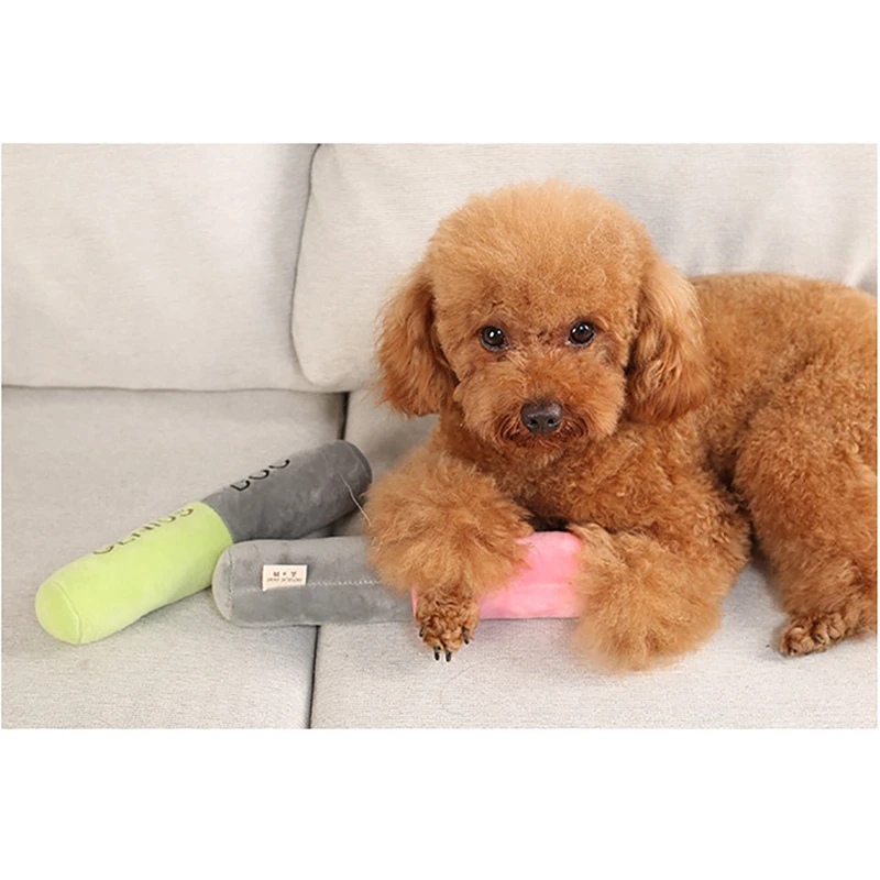 

Dog Larger Bite Toy Plush Interactive Bite Proof Pet Squeaky Stick Toy Puppy Chew Toy Dog Training Toys Big Bite Toy Dorakitten