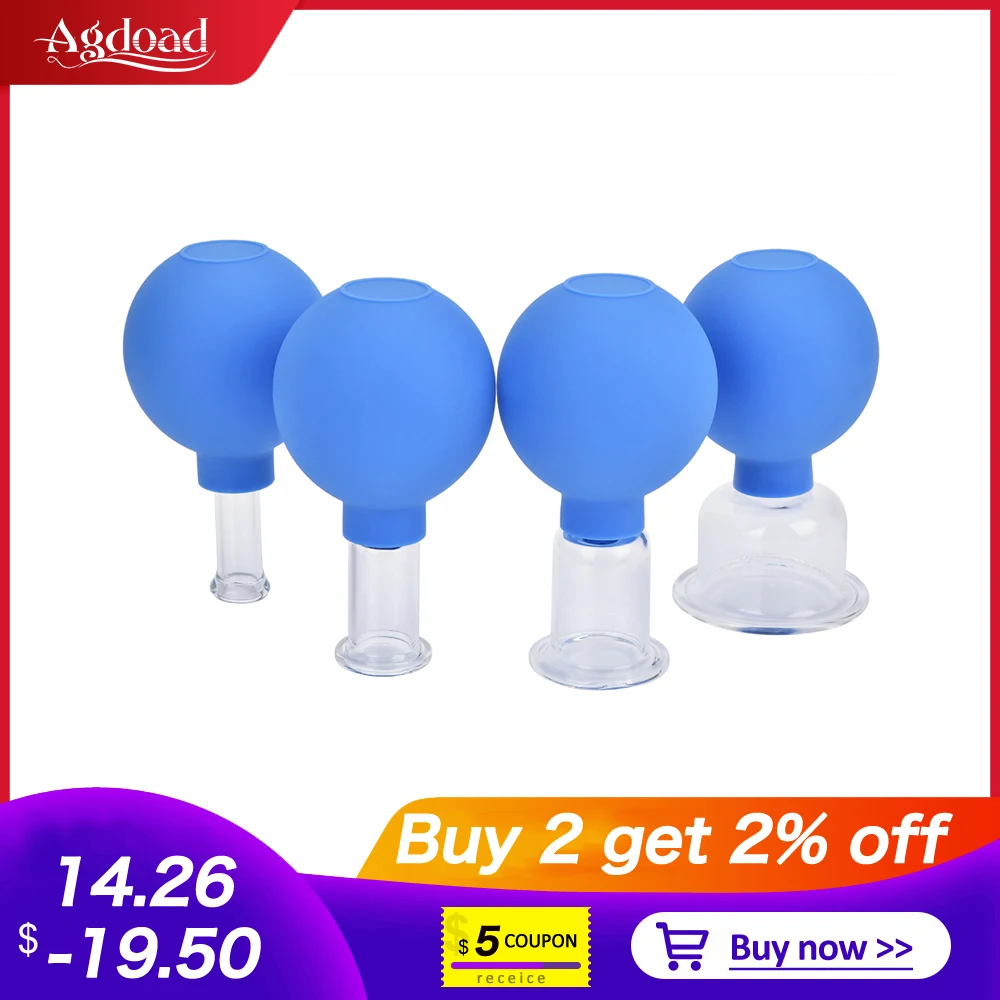 Набор вакуумных банок для массажа тела массажные банки из ПВХ на присоске