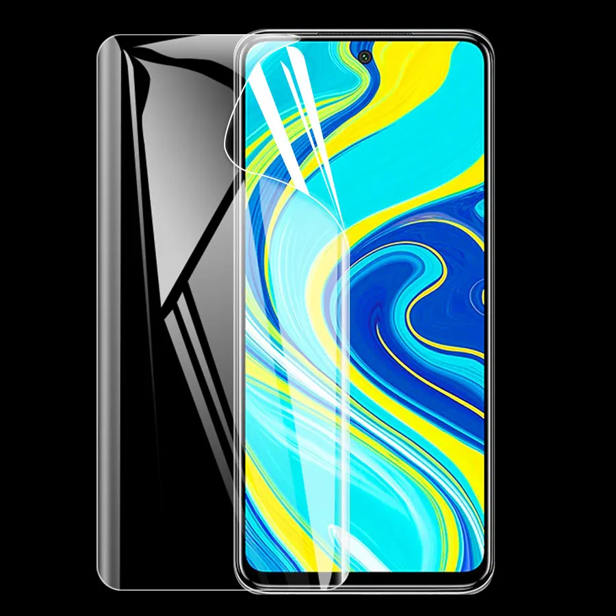 Защитная пленка для Xiaomi Mi 10 cc9 Pro Note 9T Redmi K30 K20 9s 8 9 Max 8T 7 Гидрогелевая силиконовая