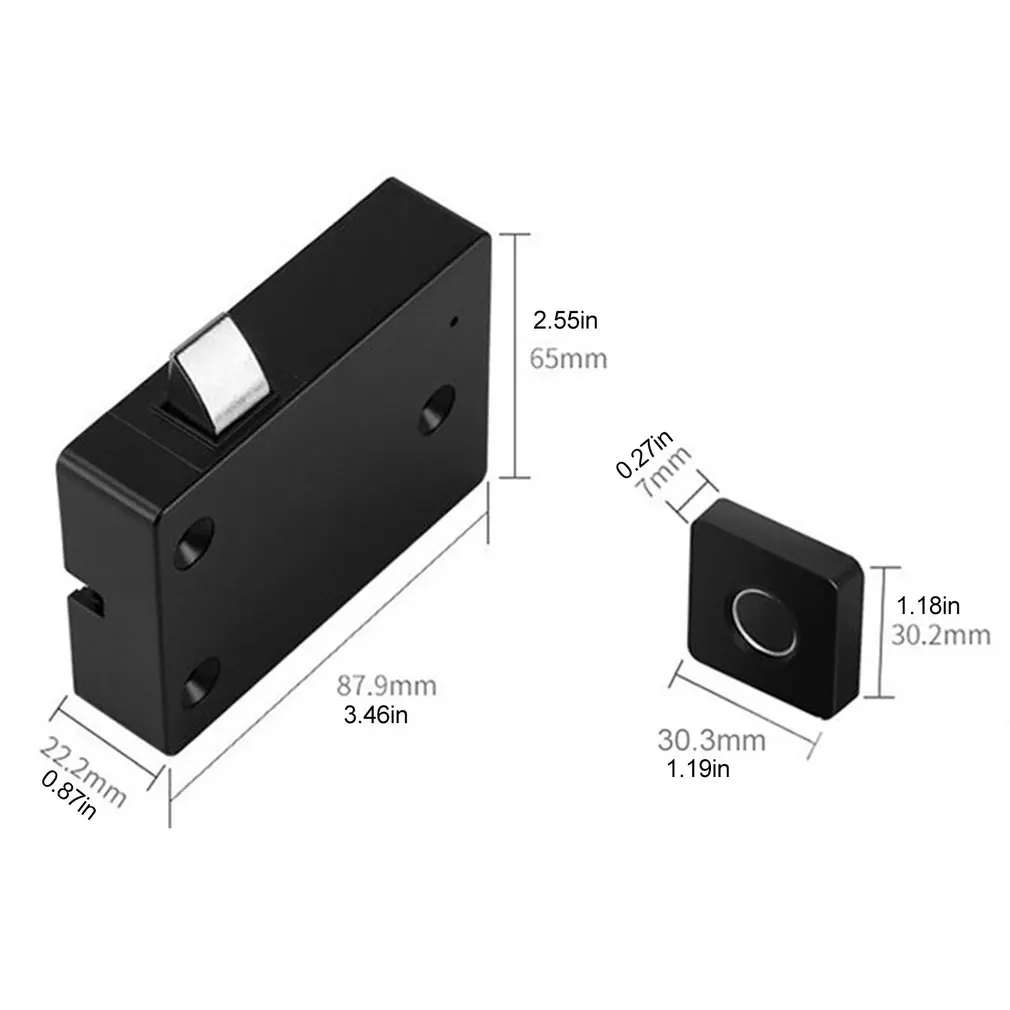 

Drawer Intelligent Electronic Lock File Cabinet Lock Storage Cabinet Fingerprint Lock Cabinet Door Fingerprint Lock Furniture